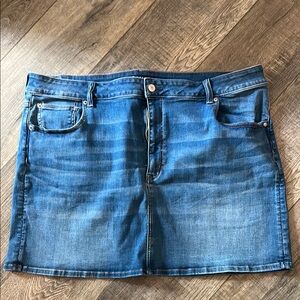 American Eagle Outfitters Blue Denim Mini Skirt
